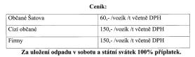 ceník ceník